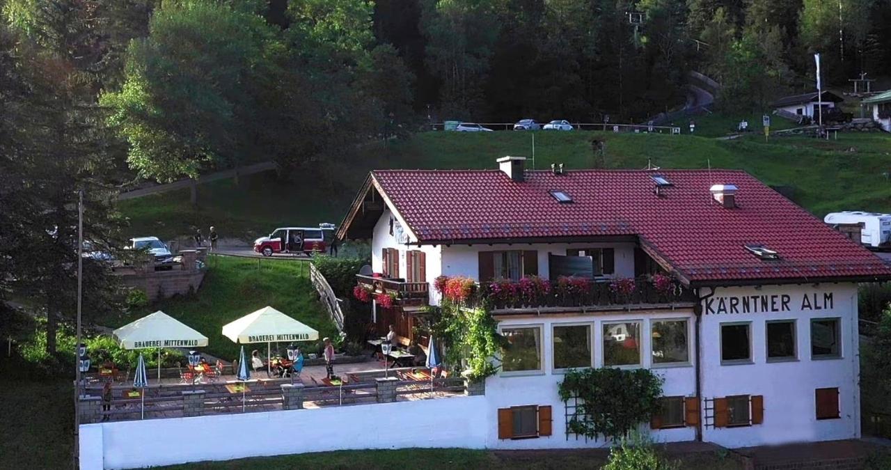 Berggasthof Karntner Alm Hotel Mittenwald Kültér fotó