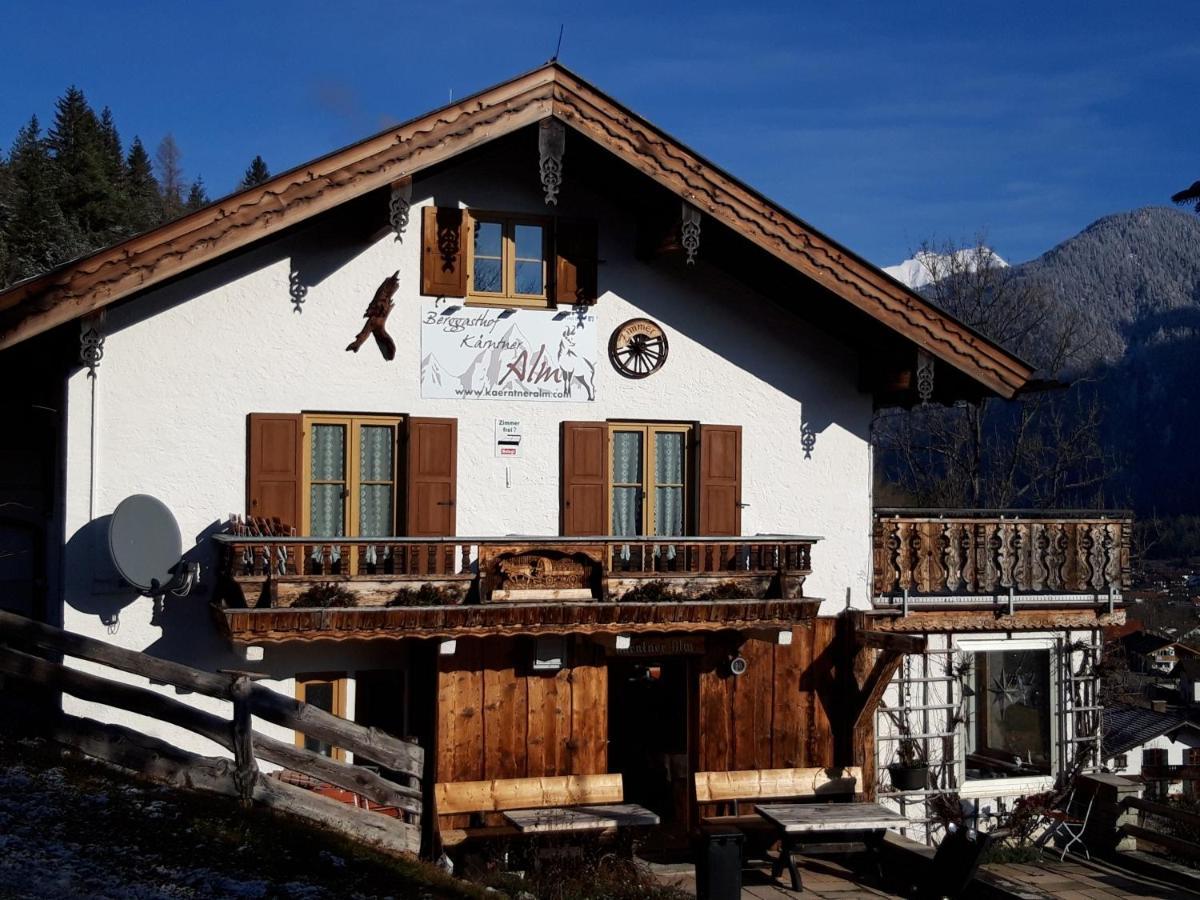 Berggasthof Karntner Alm Hotel Mittenwald Kültér fotó